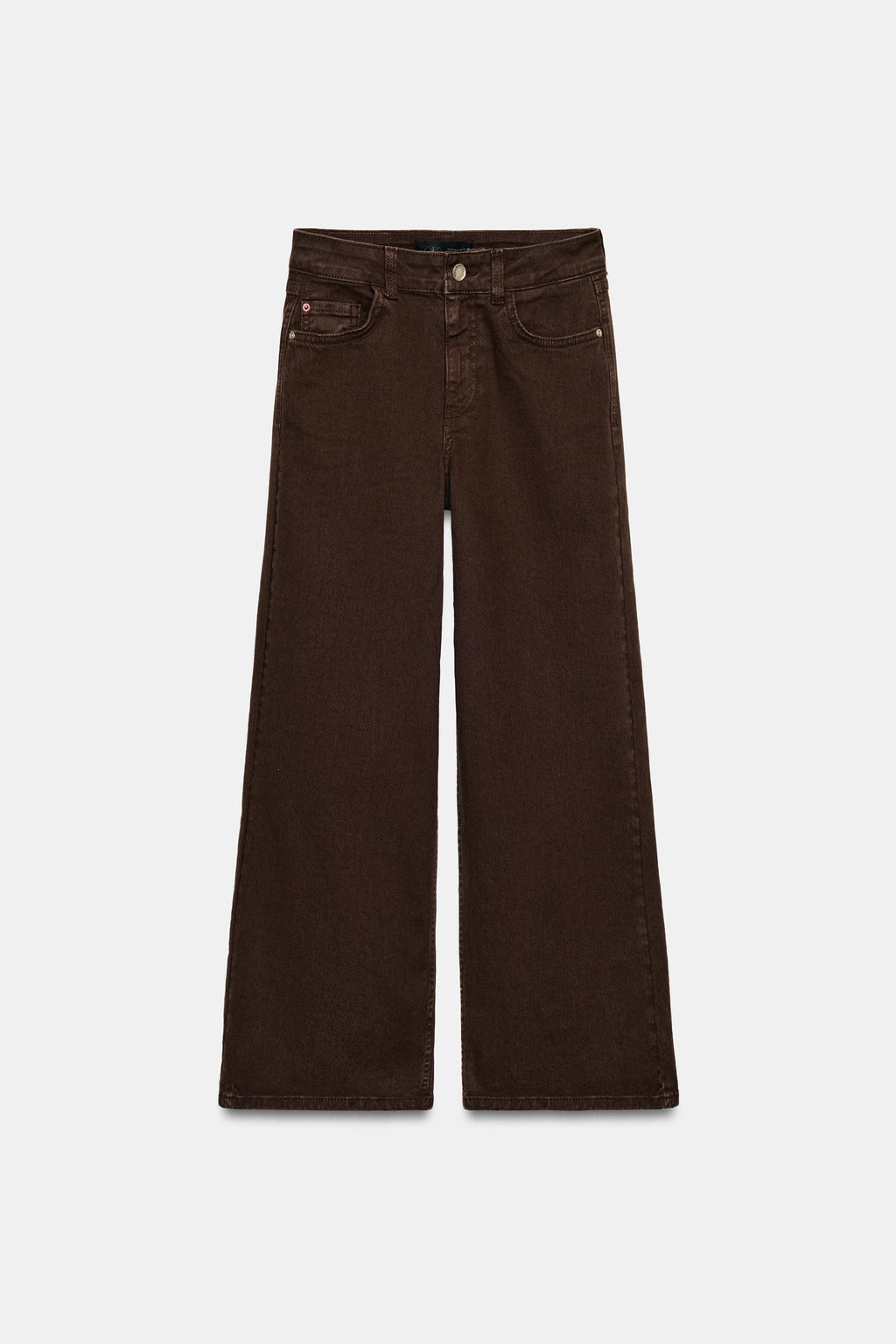 JEANS Z1975 CULOTTE TIRO ALTO COMFORT / Marr?n - Zara фото 10