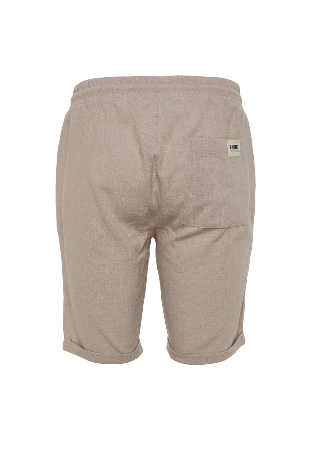TRENDYOL MAN Ekru Regular Fit Keten Gorunumlu Sort TMNSS23SR00030 - Trendyolmilla фото 29