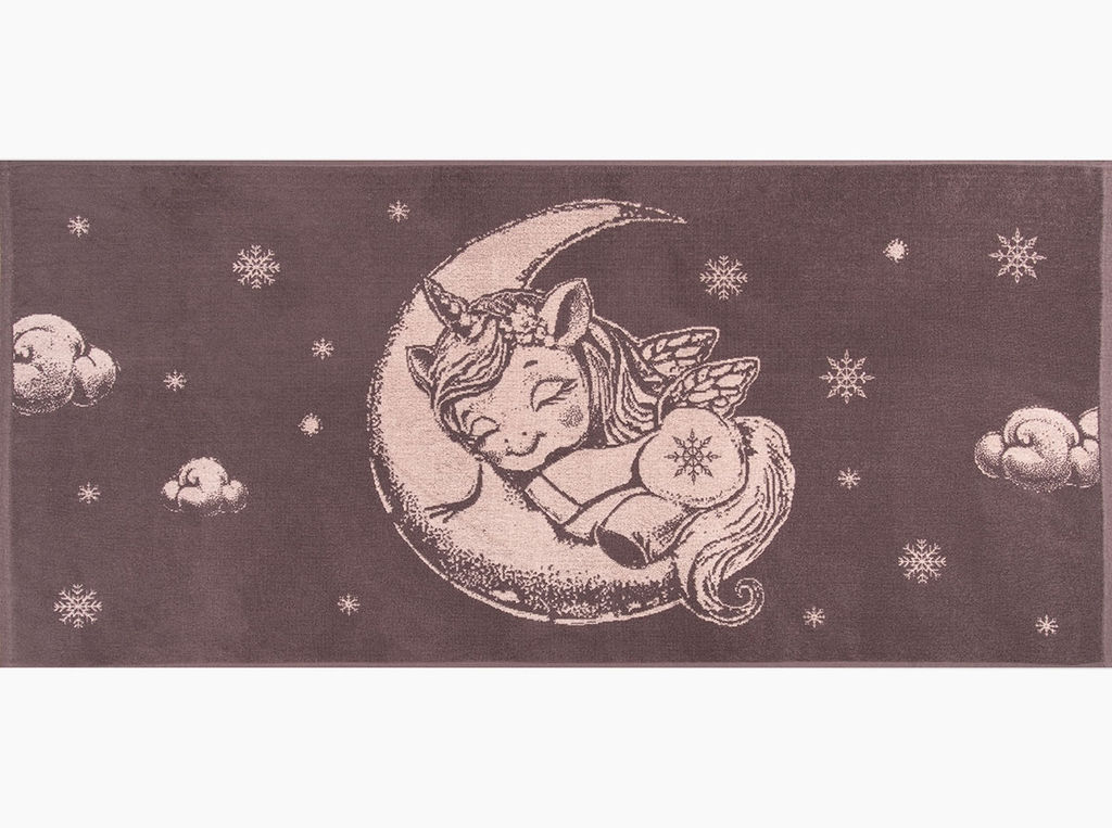 Полотенце махровое 6с102.411ж1 На луне(т.с.мальв1) 67х150см