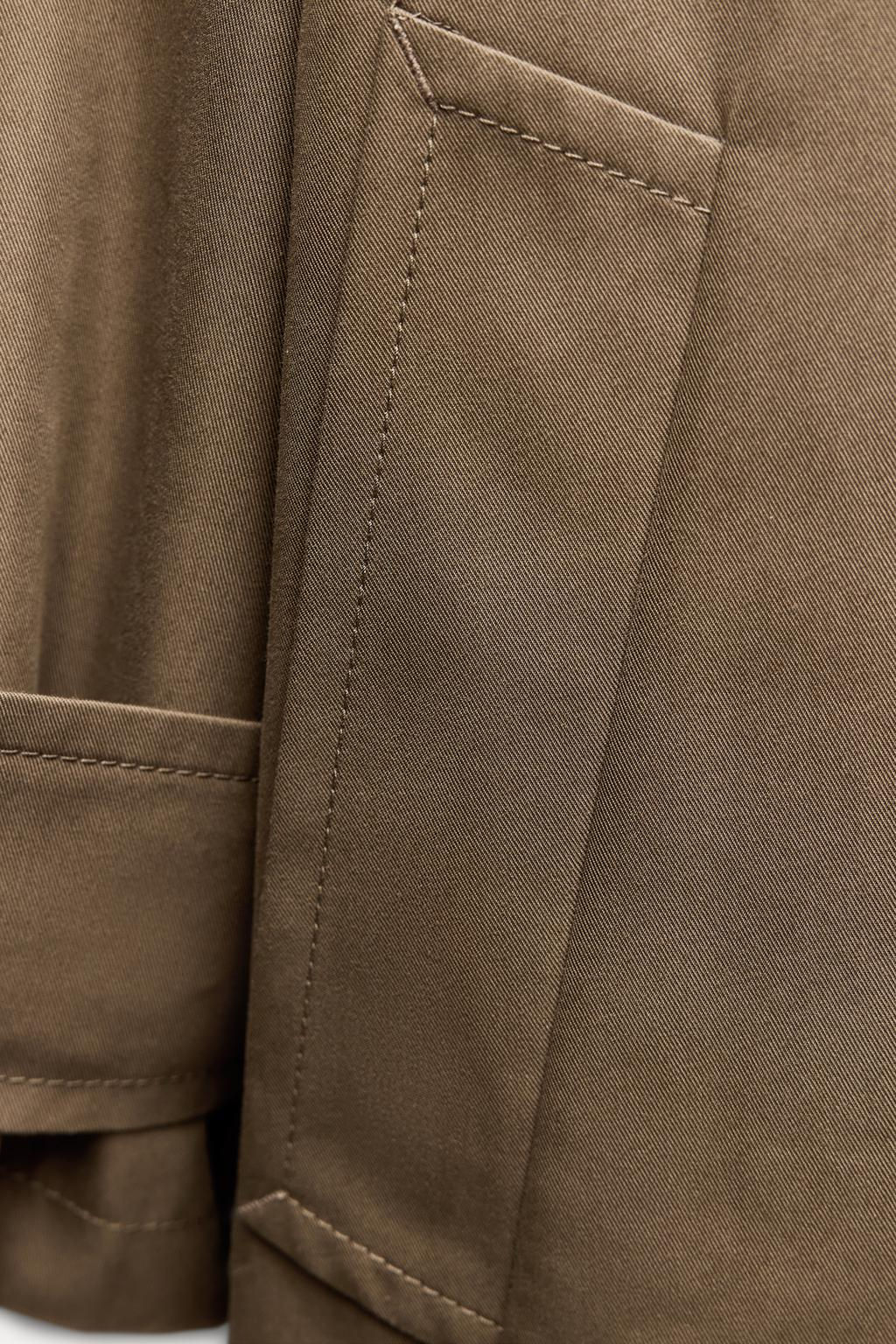 OVERSIZE LAYERED TRENCH COAT ZW COLLECTION - Zara фото 13