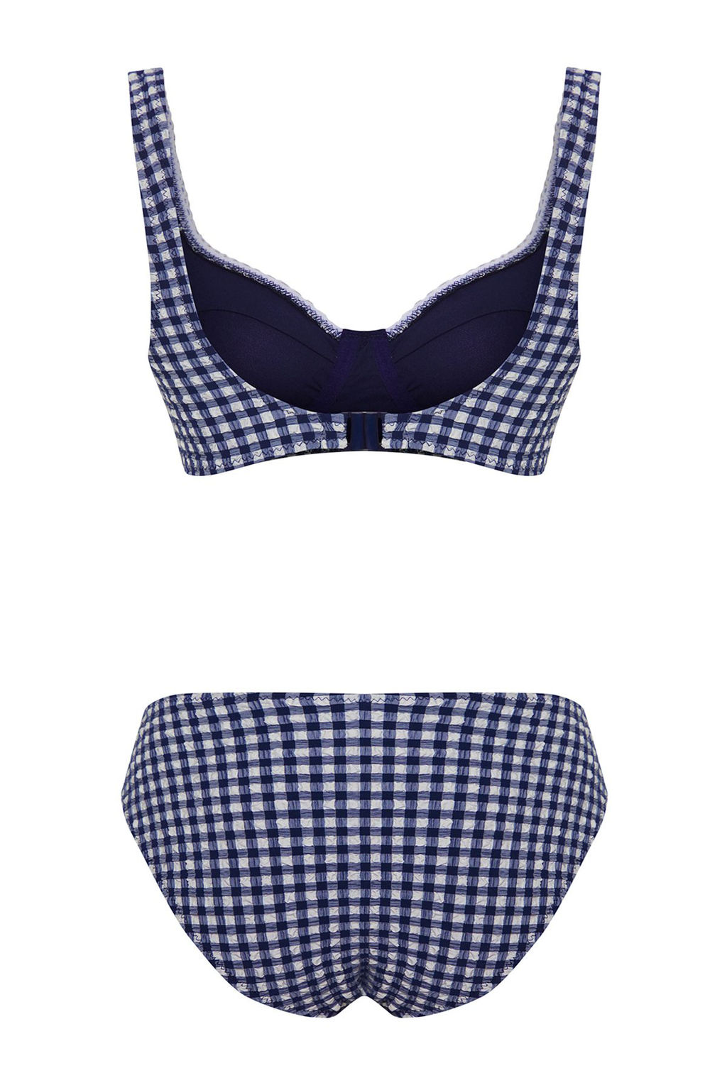TRENDYOLMILLA Potikare Desenli Balkonet Serit Detayl? Dokulu Regular Bikini Tak?m? TBESS25BT00003  фото 8