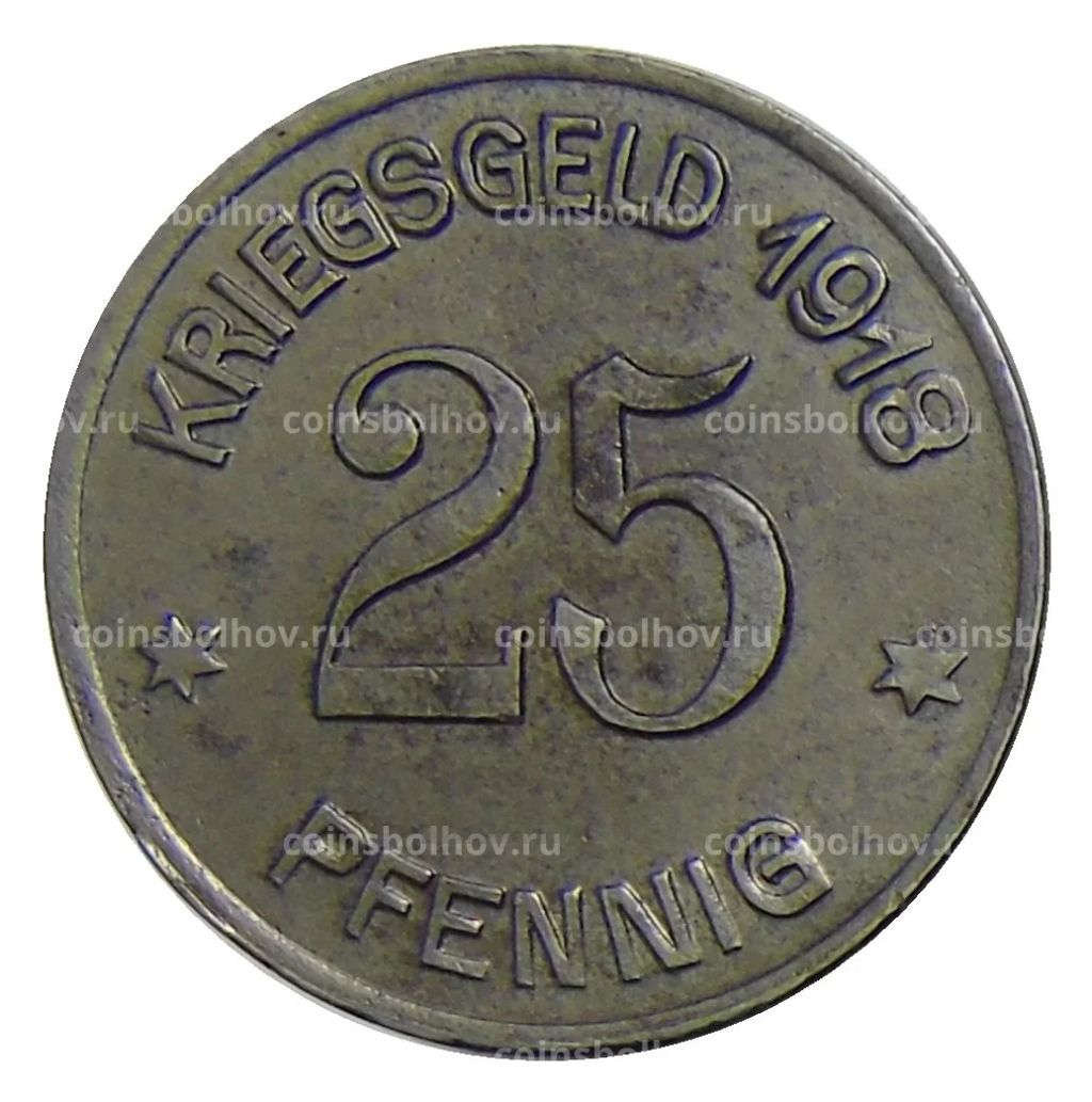 25 пфеннигов 1918 года Германия  Нотгельд Кобленц