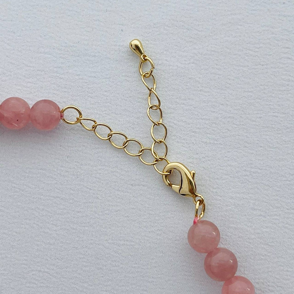 Бусы из мадагаскарского Розового кварца - Радуга самоцветов фото 3