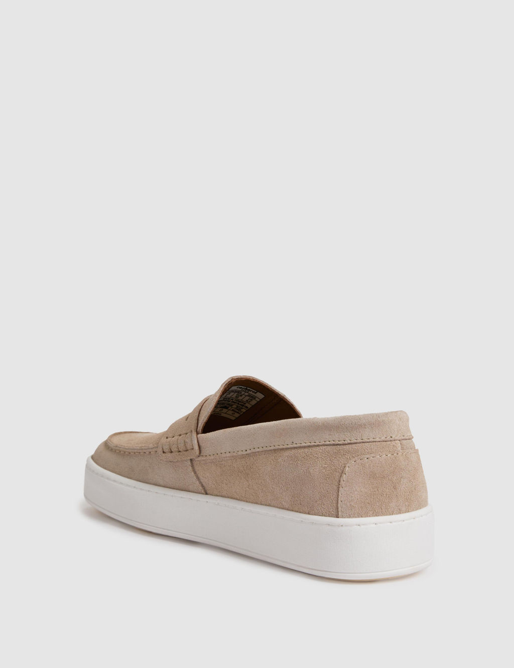 Bej %100 Deri S_et Loafer Ayakkab_