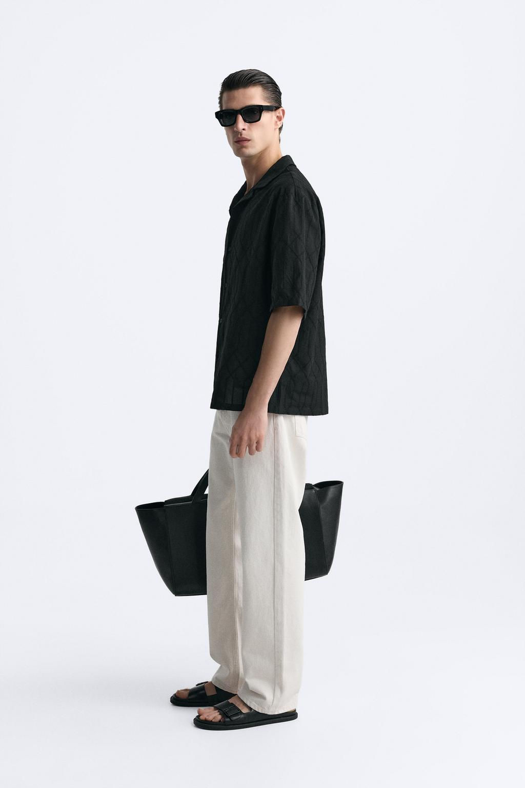 GEOMETRIK JACQUARD GOMLEK - Zara фото 4