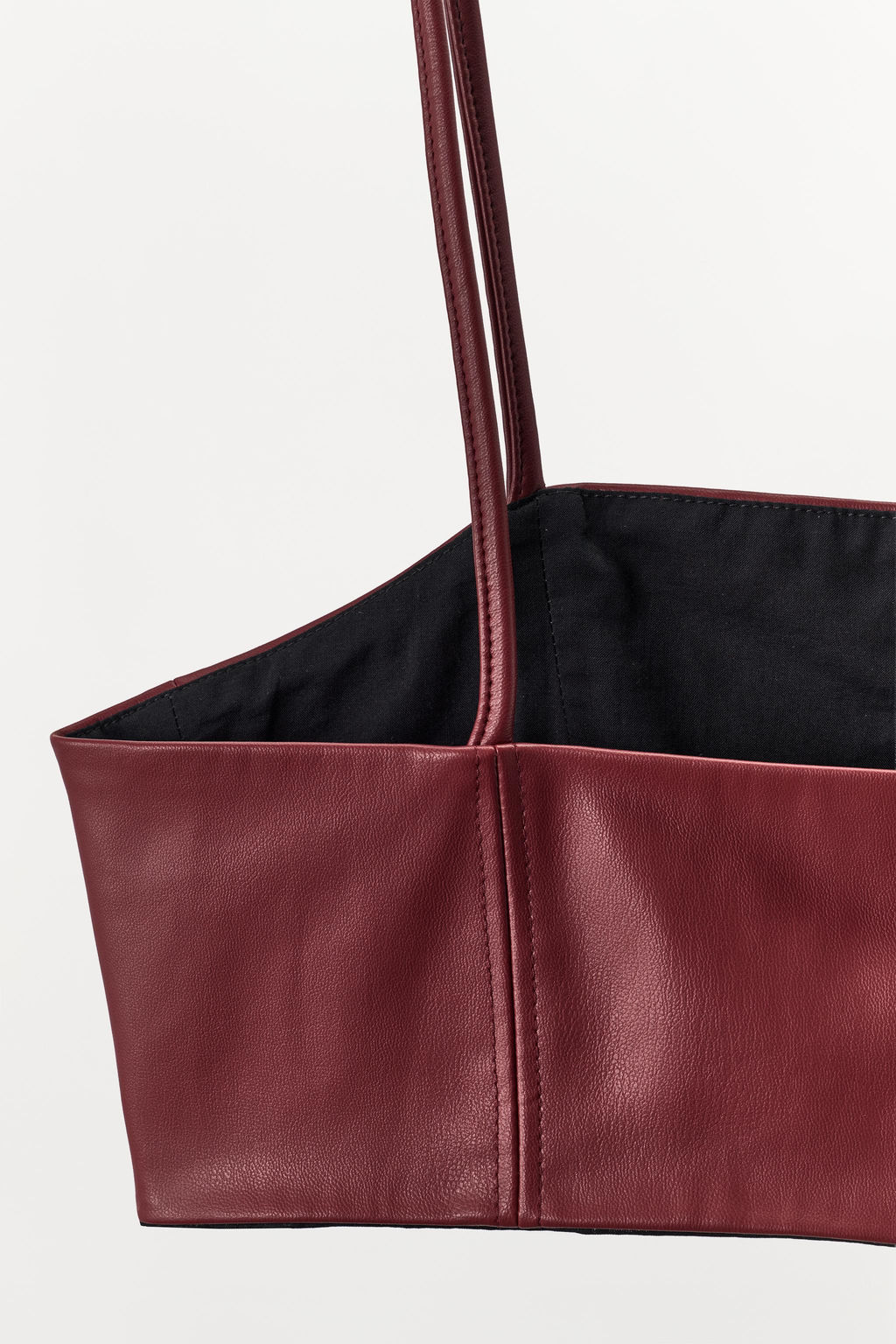 FAUX LEATHER STRAPPY BRALETTE - Zara фото 7