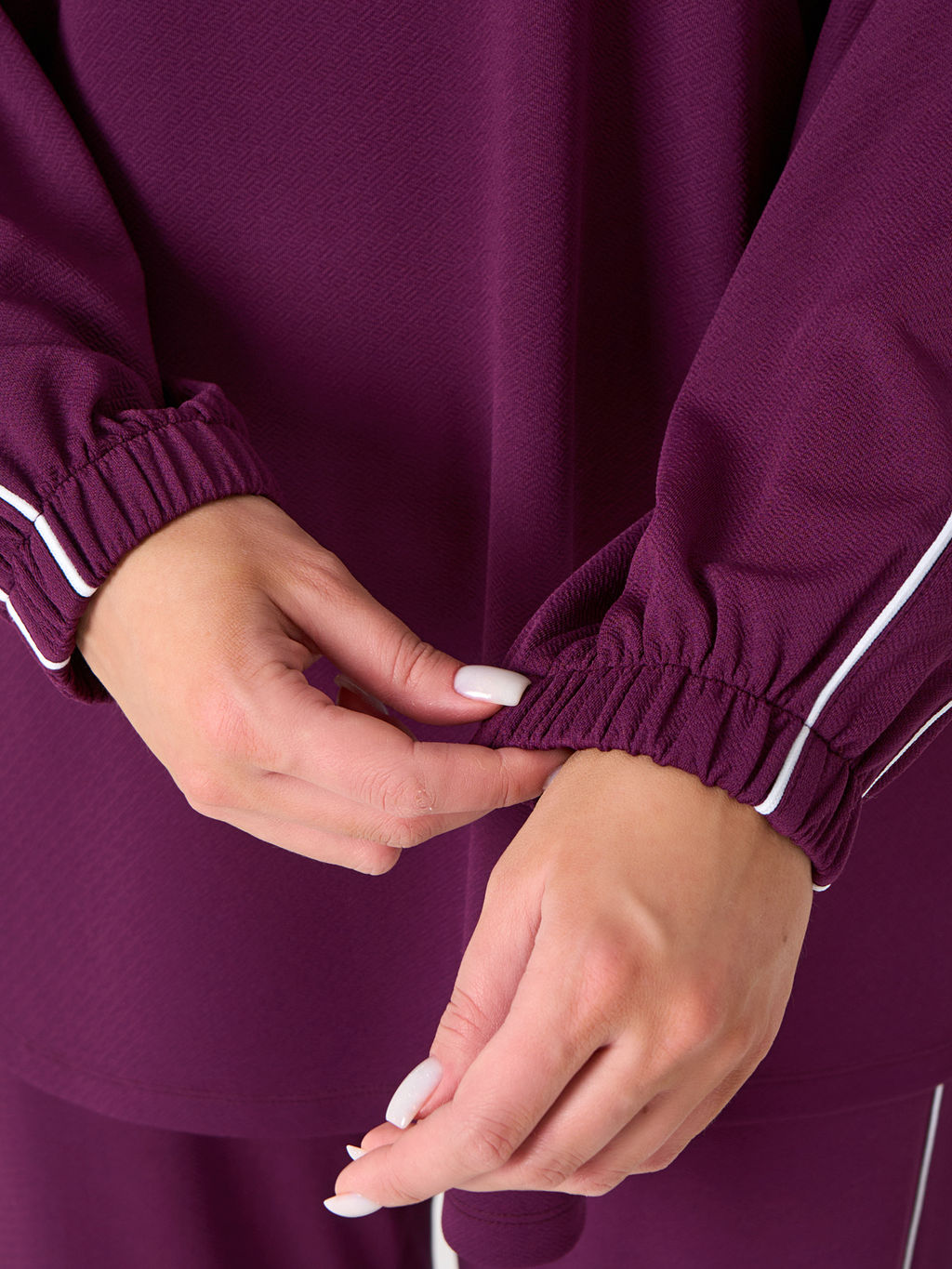 Джемпер 0431-1с сливовый