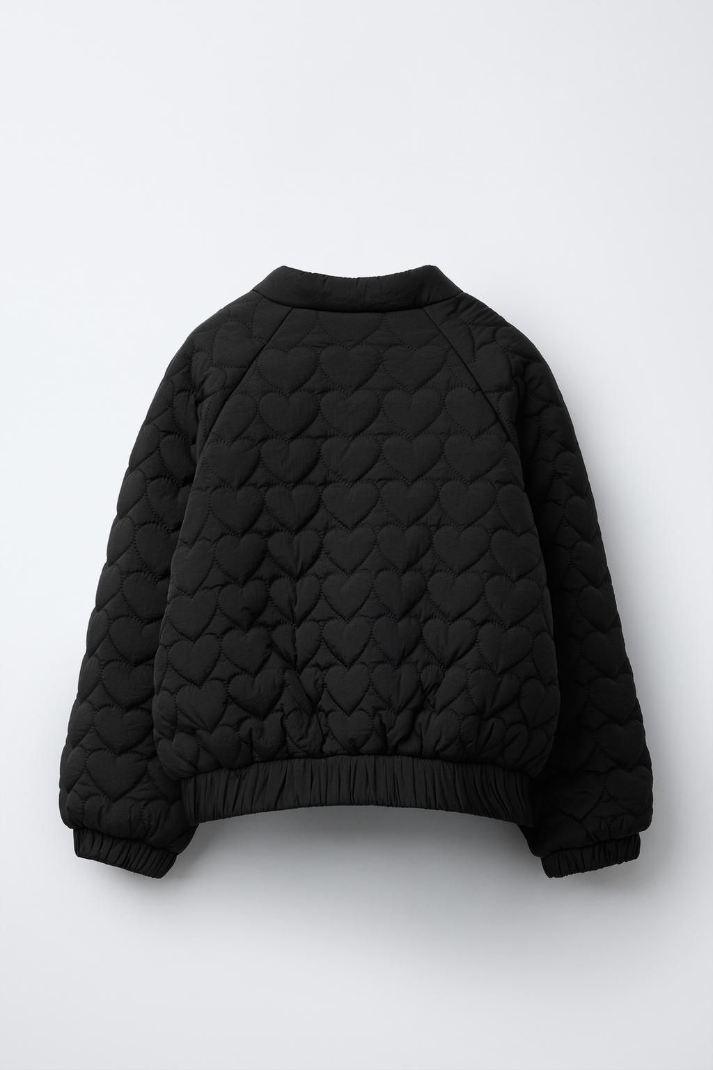 QUILTED BOMBER JACKET WITH HEARTS - Zara фото 5