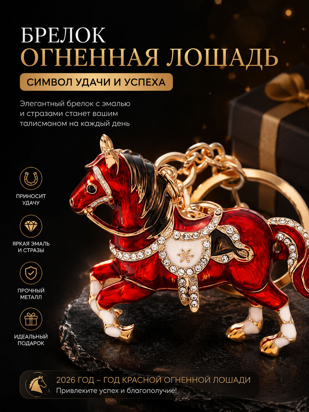 Брелок "Огненная лошадь"