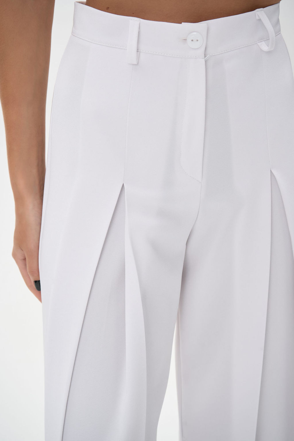 Брюки Тайрис (белый) - Эльза фото 6