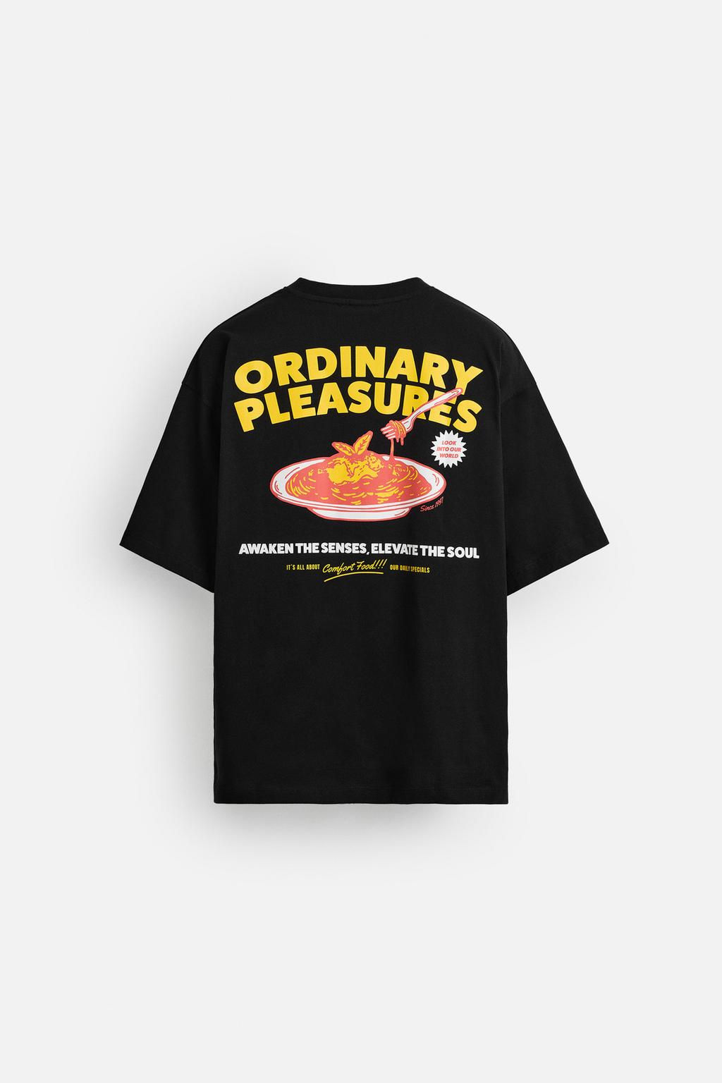 CONTRAST PRINTED T-SHIRT - Zara фото 8