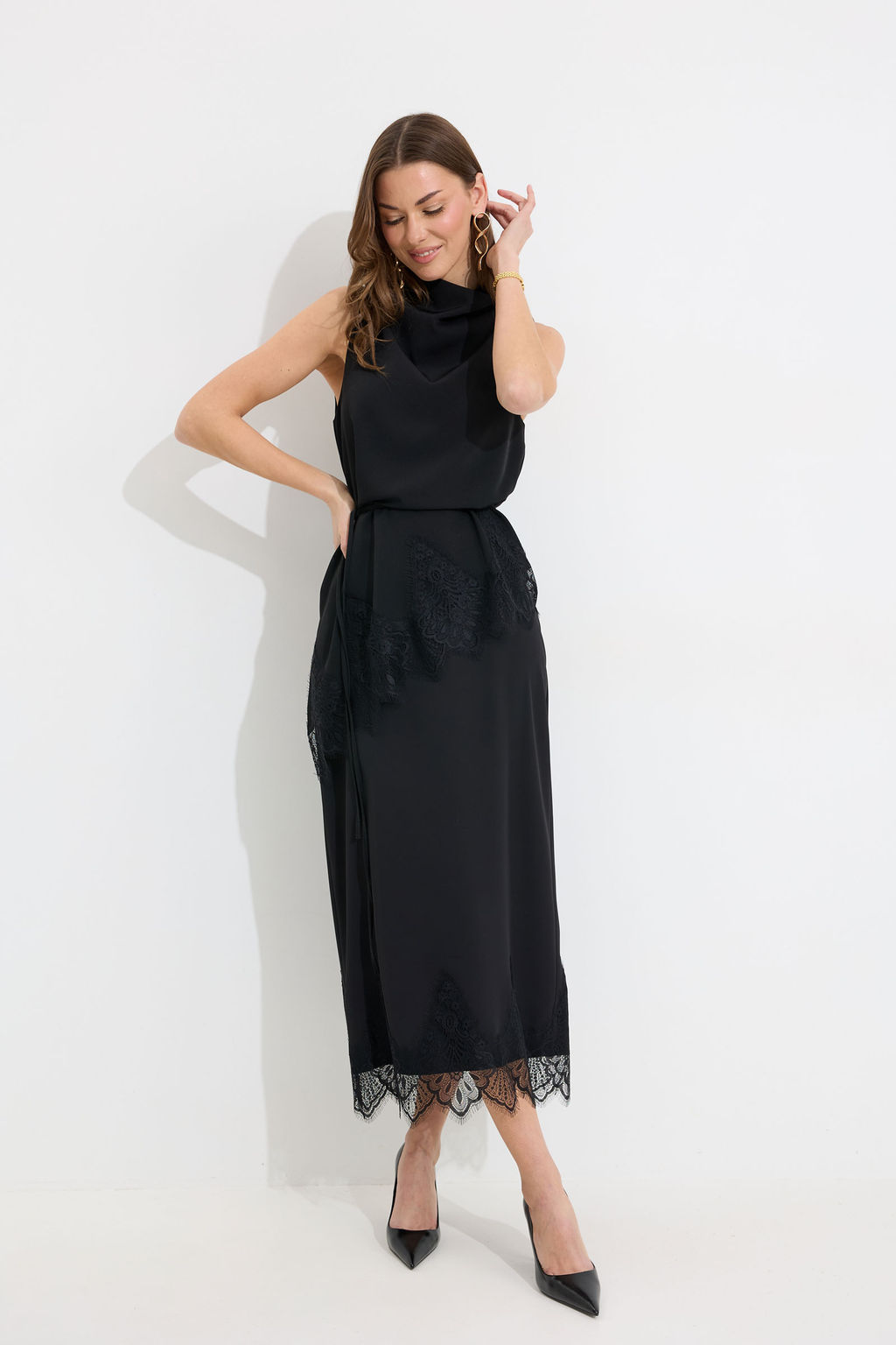 Блузка 4318 (черный) - Lyushe фото 3