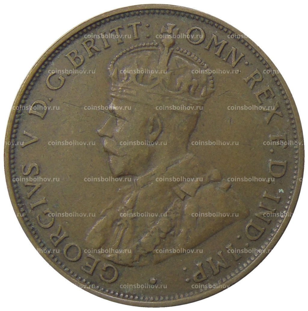 1 пенни 1933 года Австралия