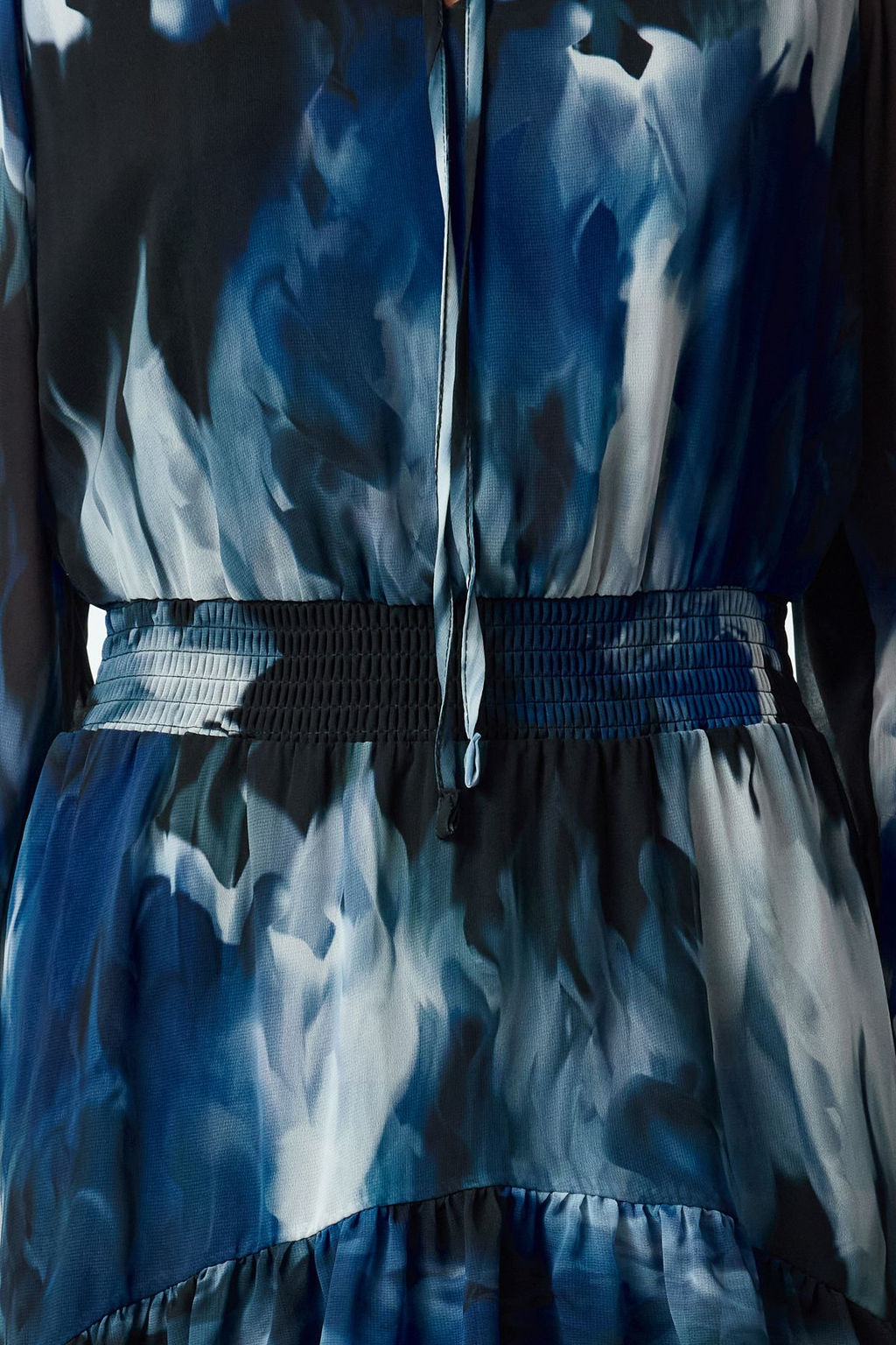 TRENDYOLMILLA Cok Renkli Boyundan Baglamal? Dokuma K?sl?k Elbise TWOAW21EL1448  фото 3