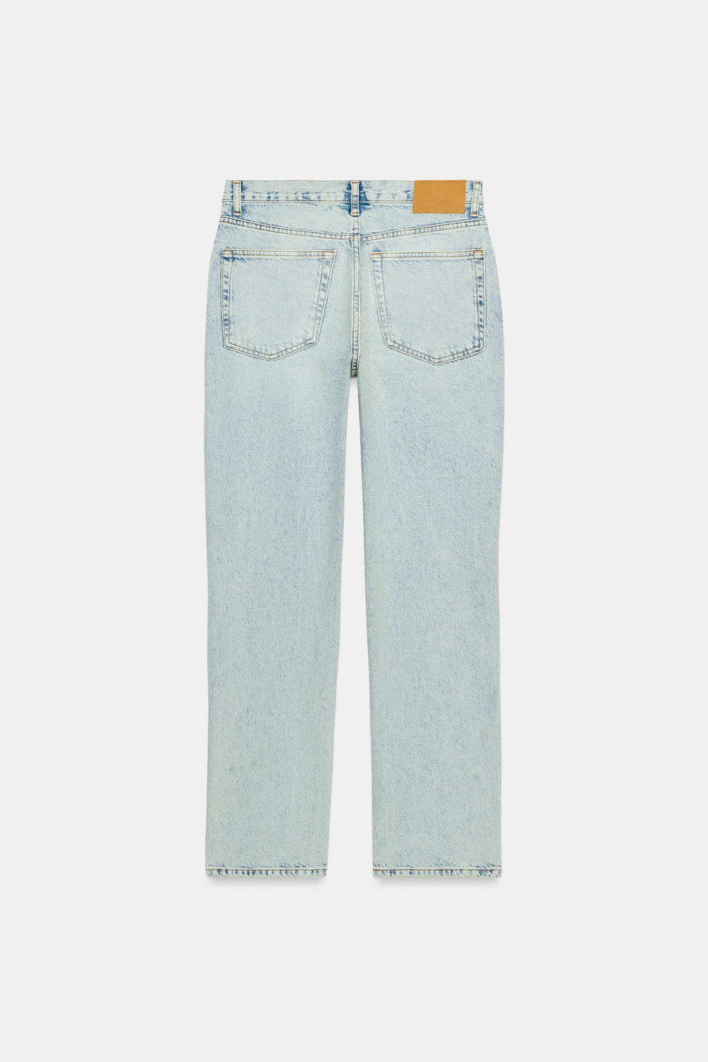 JEANS ZW COLLECTION RELAXED TIRO BAJO / Azul claro - Zara фото 5