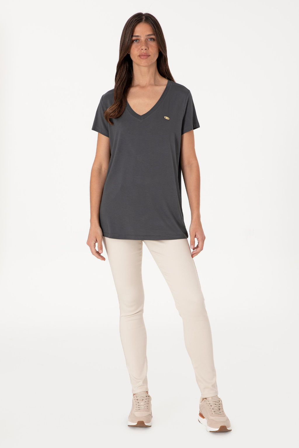 Kad_n Antrasit Basic Ti__rt Sepette S_rpriz _ndirim - U.s. polo assn фото 4