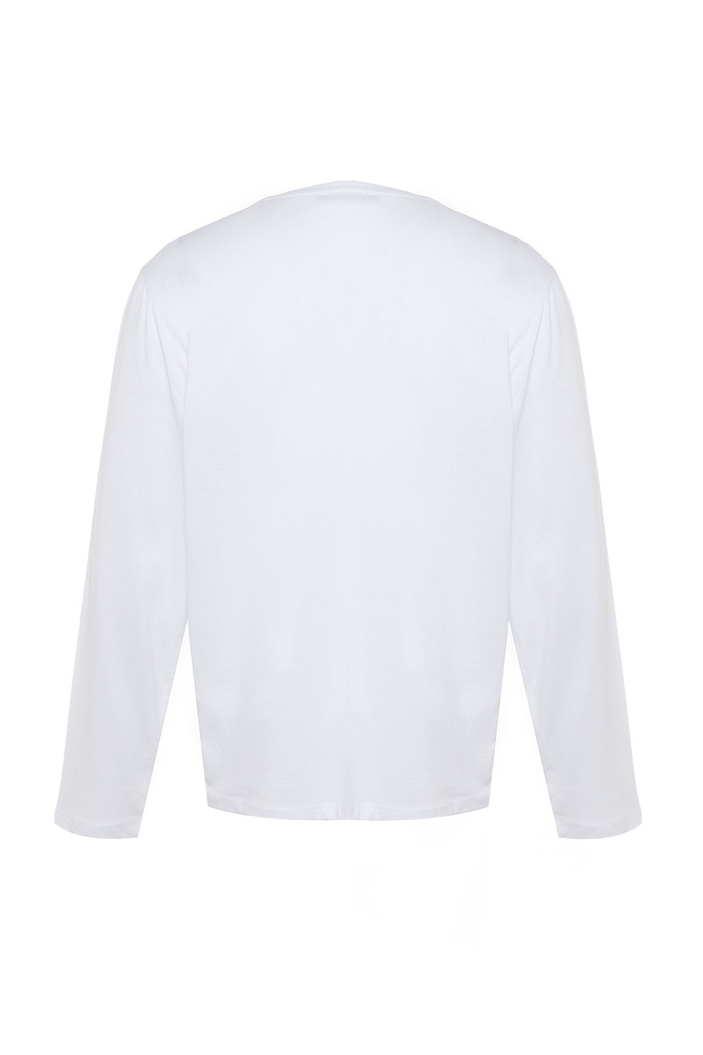 TRENDYOL MAN Gri-Indigo 2li Paket %100 Pamuklu Uzun Kol Regular/Normal Kesim Basic T-Shirt TMNAW24TS00001 - Trendyolmilla фото 23