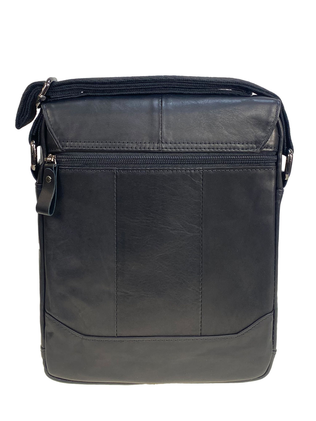 Сумка мужская из натуральной кожи, цвет черный - Greta фото 2