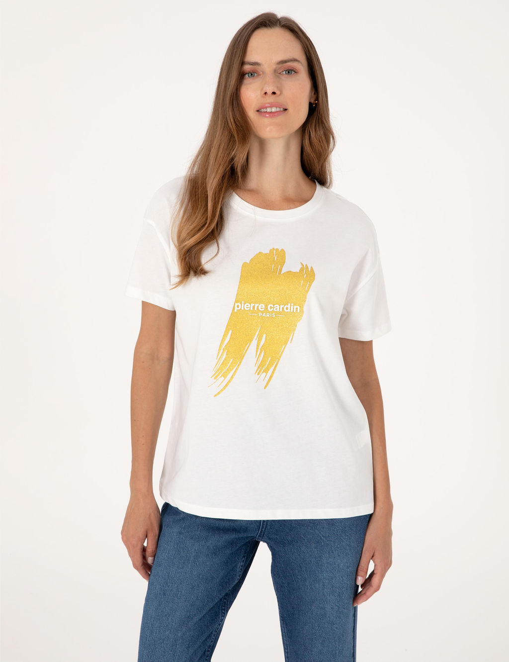 Beyaz Regular Fit Ti__rt