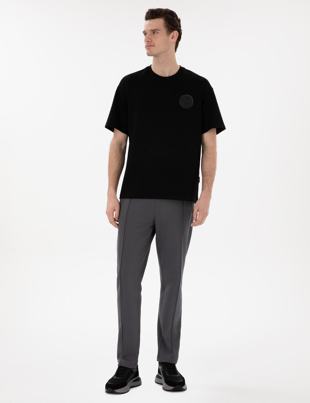 Siyah Comfort Fit Ti__rt - Pierre cardin фото 4