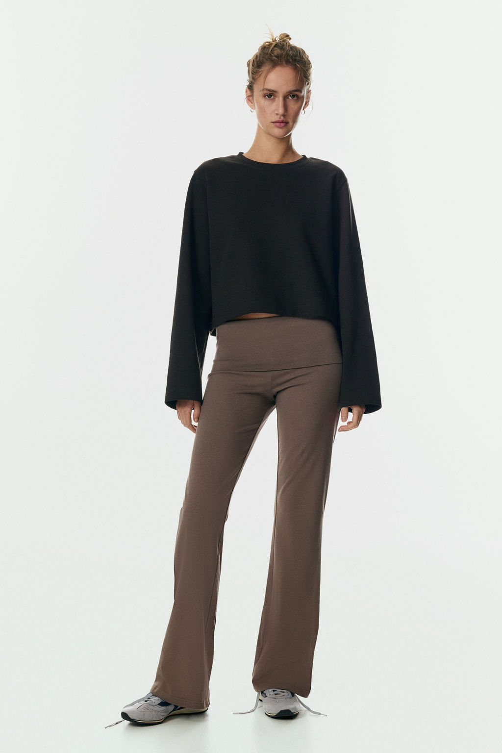 Pantal?n de algod?n con cintura plegable - H&m фото 6