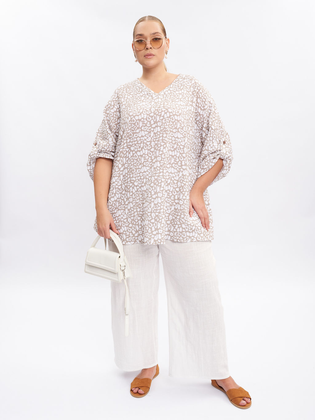 Блузка из муслина TU66501LEO18