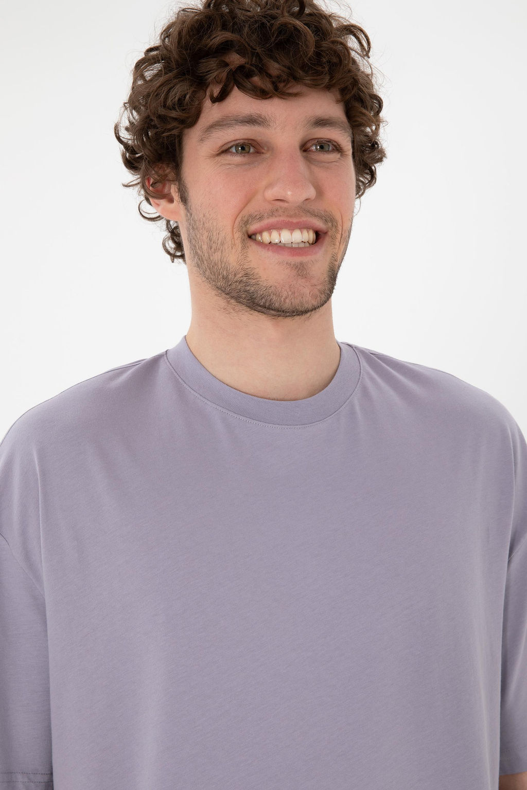 Erkek Long Fit Bisiklet Yaka Gri Basic Ti__rt Sepette S_rpriz _ndirim - U.s. polo assn фото 3