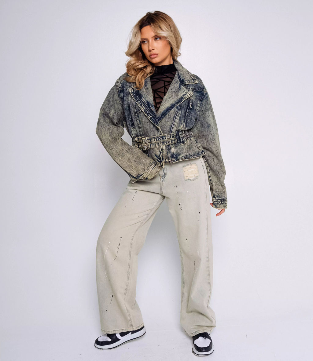 Джинсовая куртка #КТ11987, синий