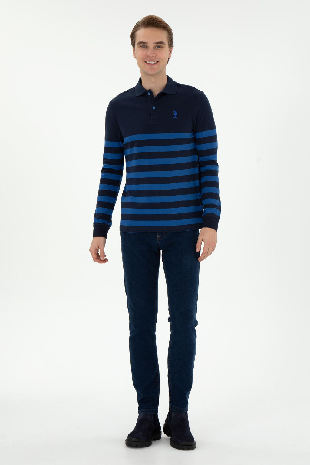 Мужской темно-синий свитшот Неожиданная скидка в корзине - U.s. polo assn фото 4