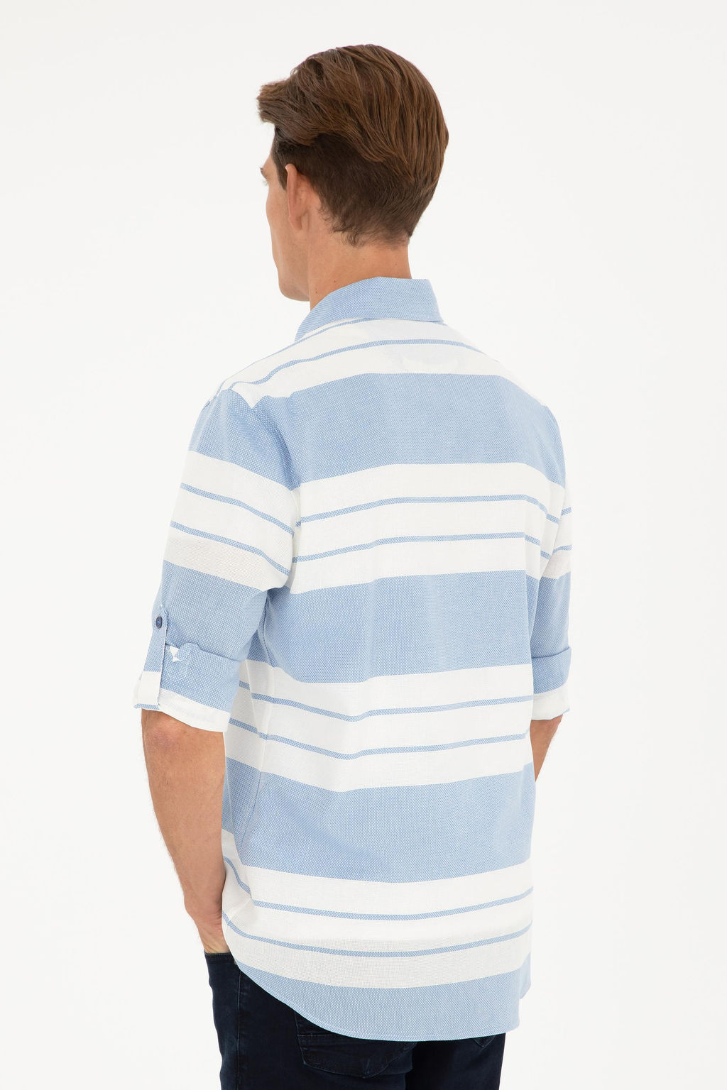 U. S. Polo Assn / Мужская рубашка Saks с длинным рукавом - U.s. polo assn фото 12