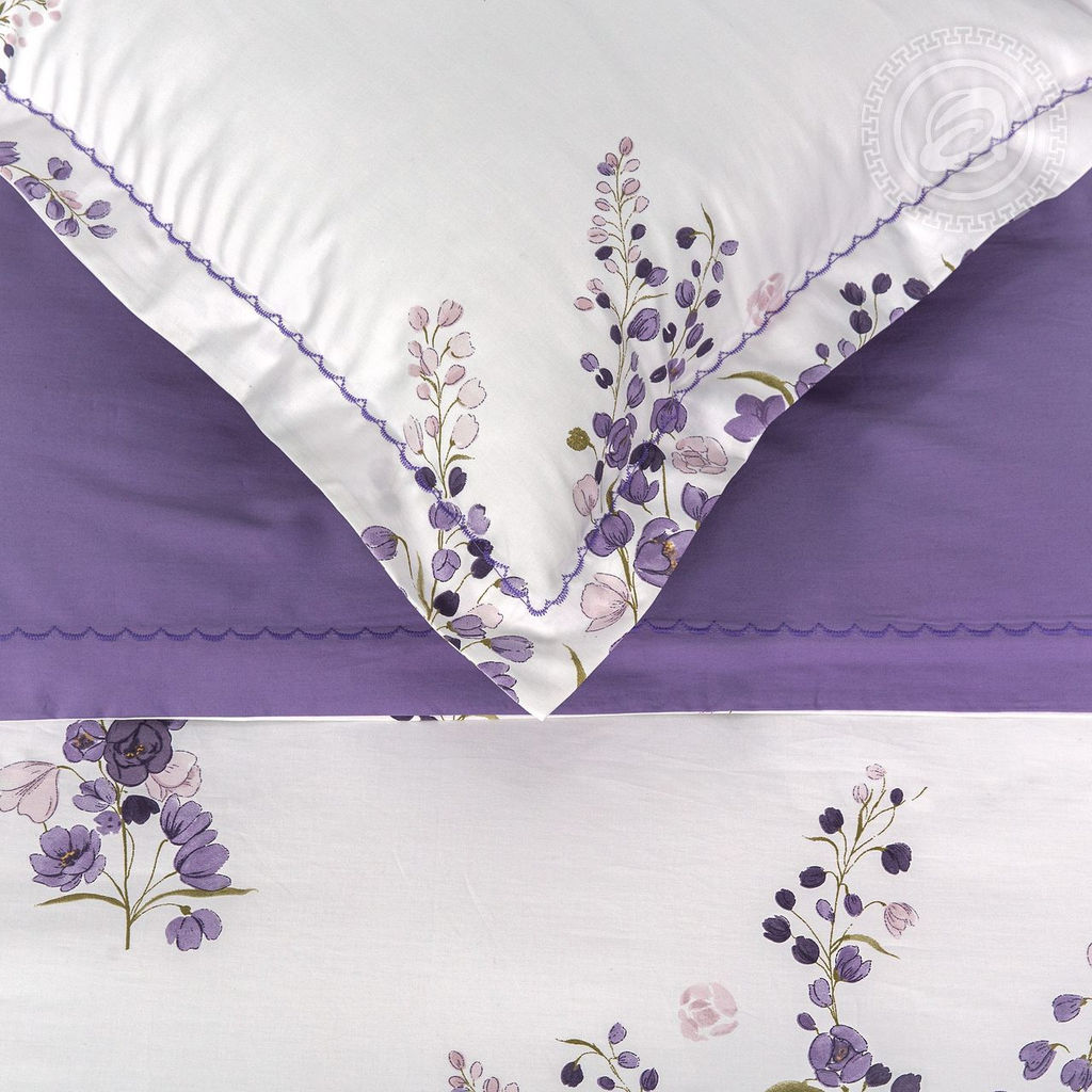 Постельное белье Пьера (мако-сатин) 2 сп. с Евро/Пододеяльник (молния, ушки): 1 шт.- 215*175; Простыня: 1 шт.- 240*240; Наволочка (молния, ушки): 2 шт.- 70*70; Наволочка (молния, ушки): 2 шт.- 50*70 Мако - сатин