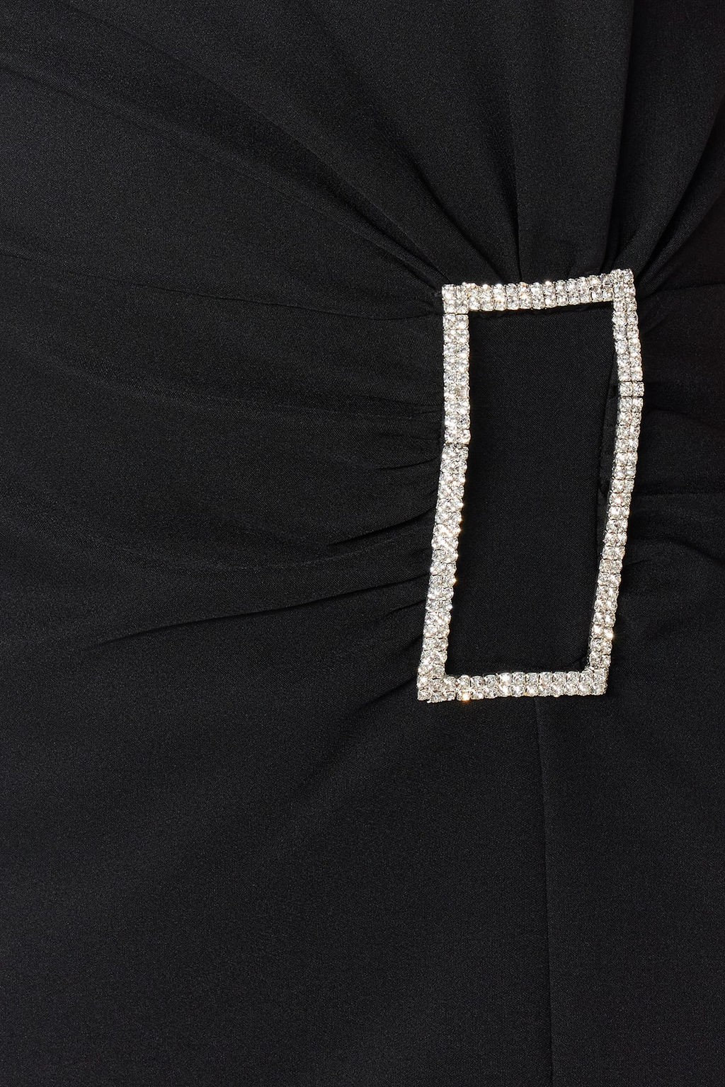 TRENDYOLMILLA Siyah Aksesuar Detayl? Dokuma Uzun S?k Abiye Elbise TPRSS20AE0321  фото 5