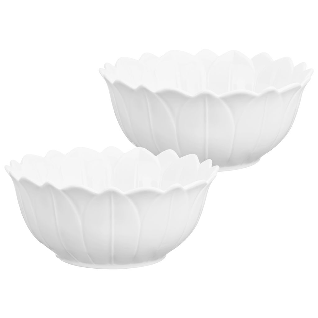 Набор салатников круглых 2 пр. 800 мл 17*17*7,5 см "Цветок"