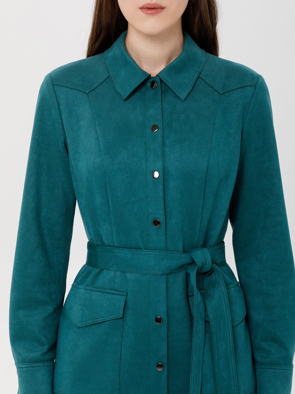 Платье из искусственной замши - Stilla фото 6