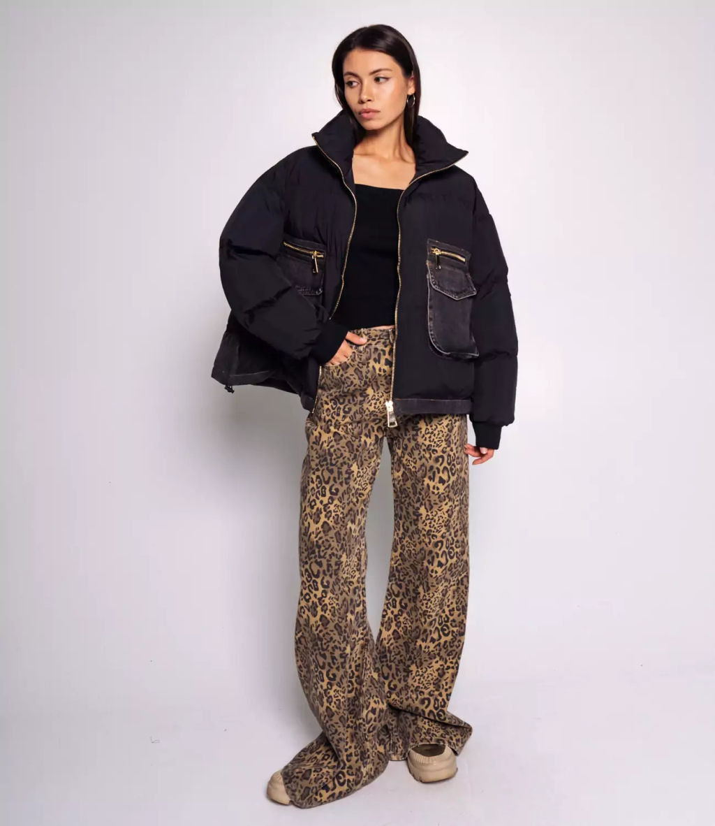 Куртка-пуховик #КТ301 (14), чёрный