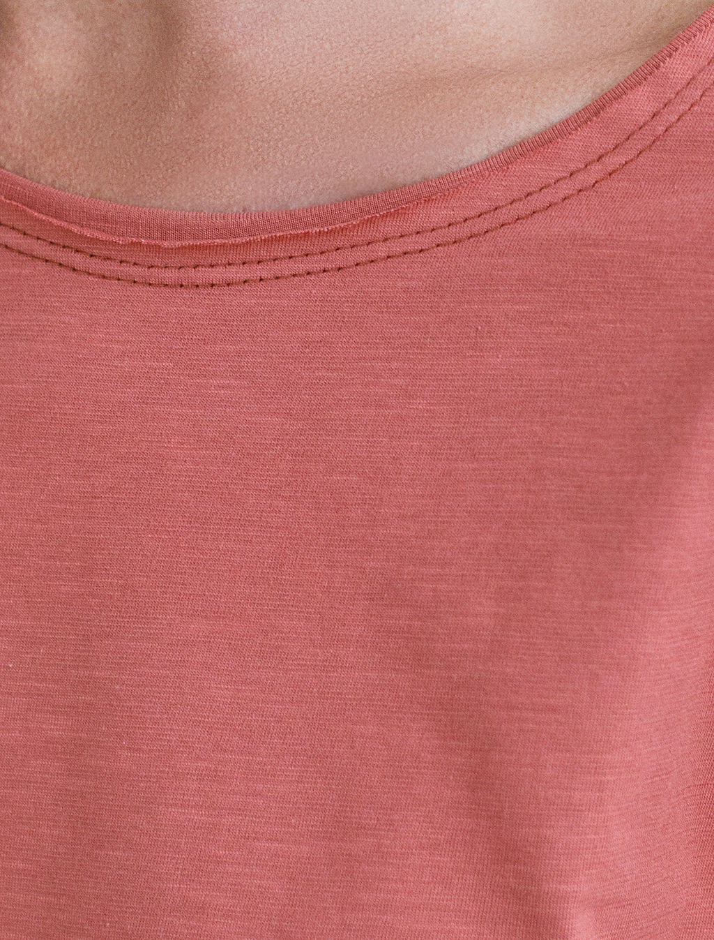 VILATTE / Лонгслив из фактурного хлопка  фото 2