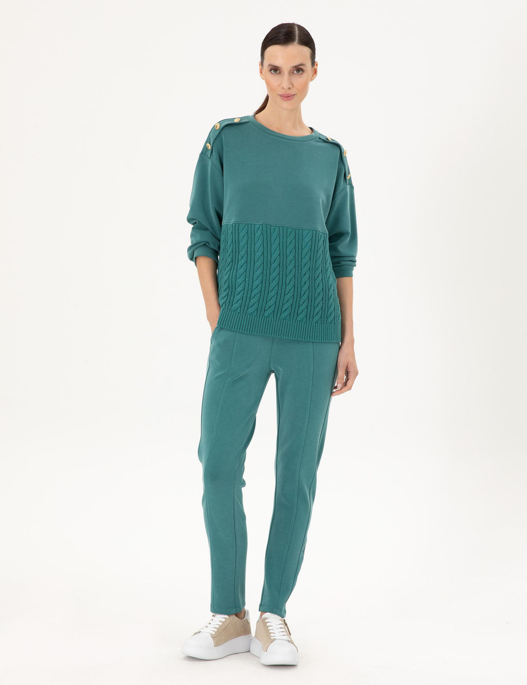 Koyu Ye_il Regular Fit E_ofman Alt_