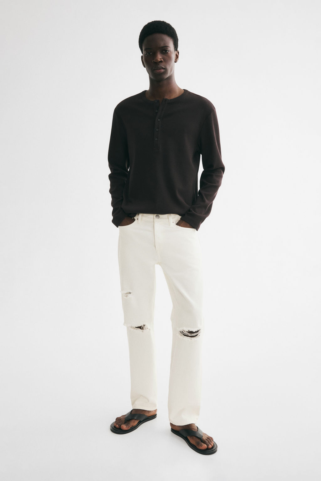 Regular Straight Jeans - H&m фото 2