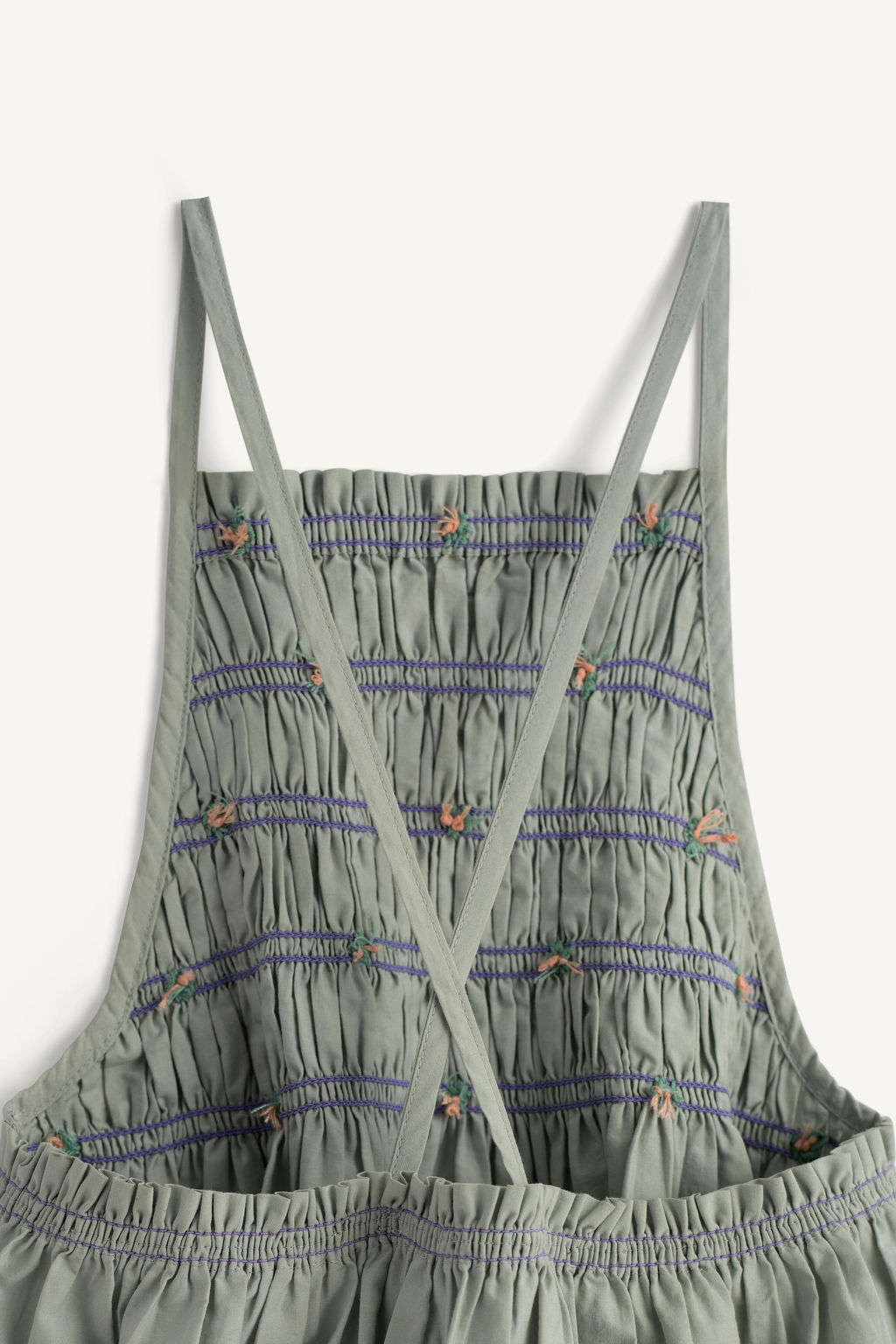 VESTIDO PICHI GOMAS FLORES BORDADAS LIMITED EDITION / Azul / Verde - Zara фото 8