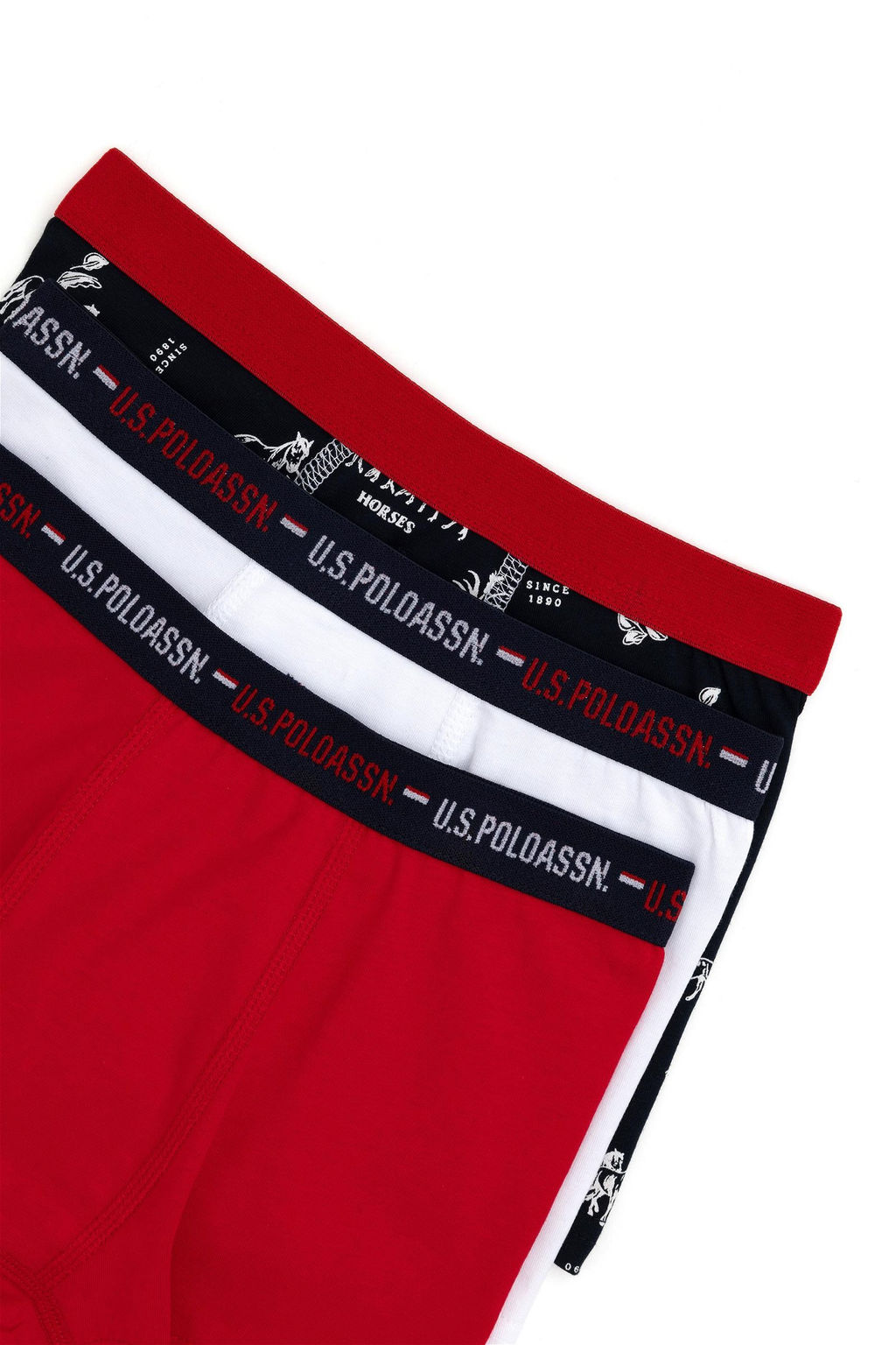 Комплект боксеров U.S. Polo Assn для мальчика набор 3 пары из хлопка  фото 6