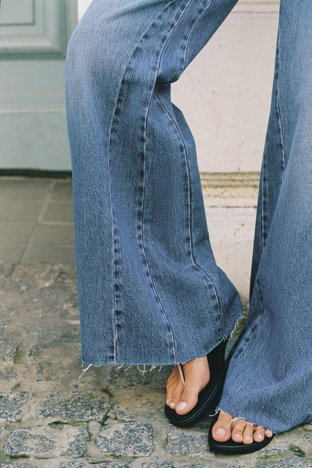 Z1975 HIGH-WAIST WIDE-LEG JEANS - Zara фото 5