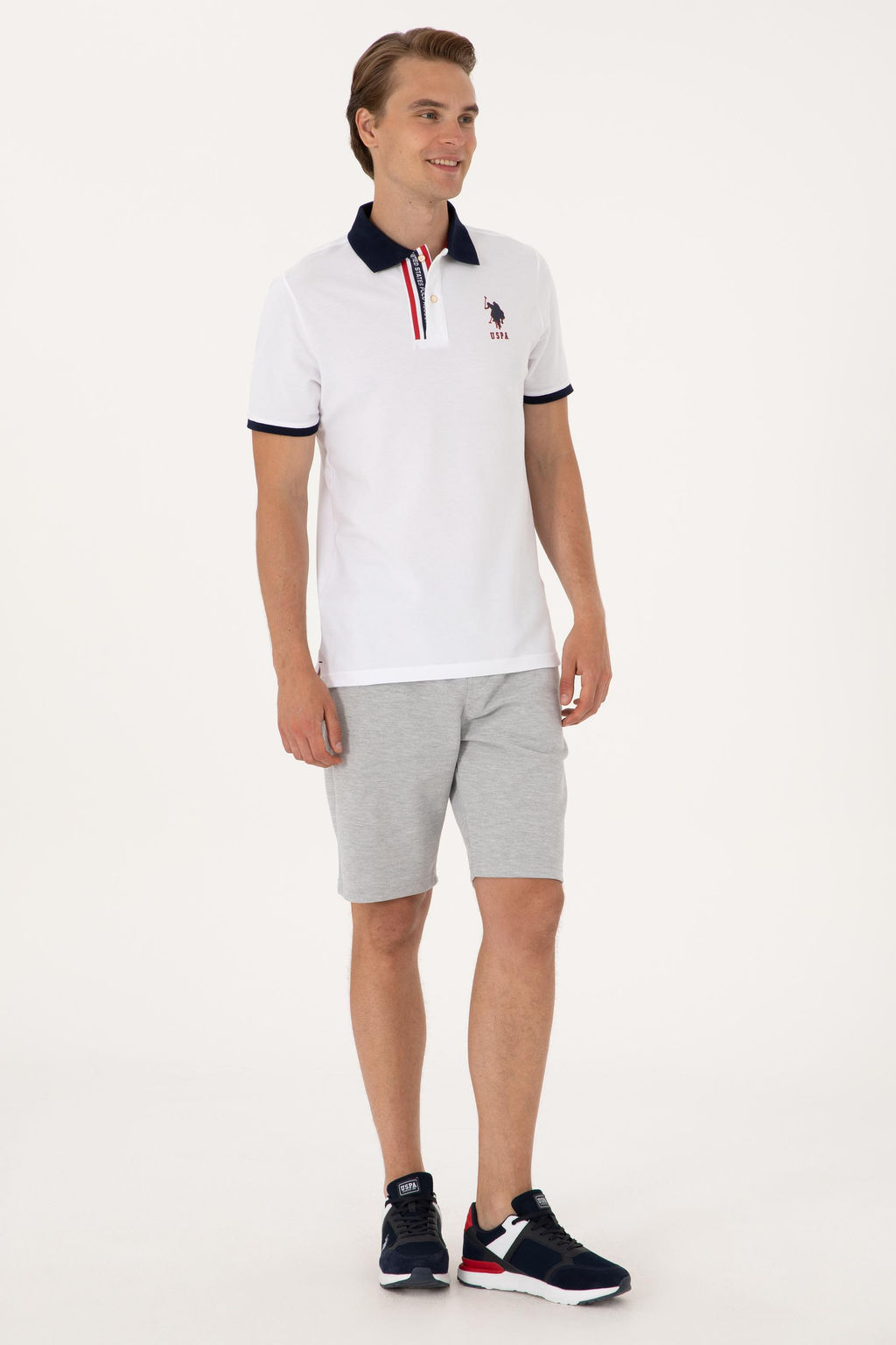 Erkek Gri Melanj _rme _ort - U.s. polo assn фото 3