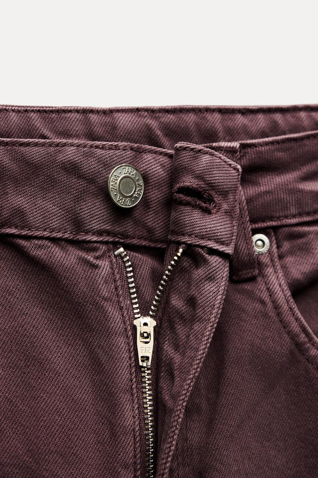 RELAXED BALLOON MID-WAIST TRF JEANS - Zara фото 38