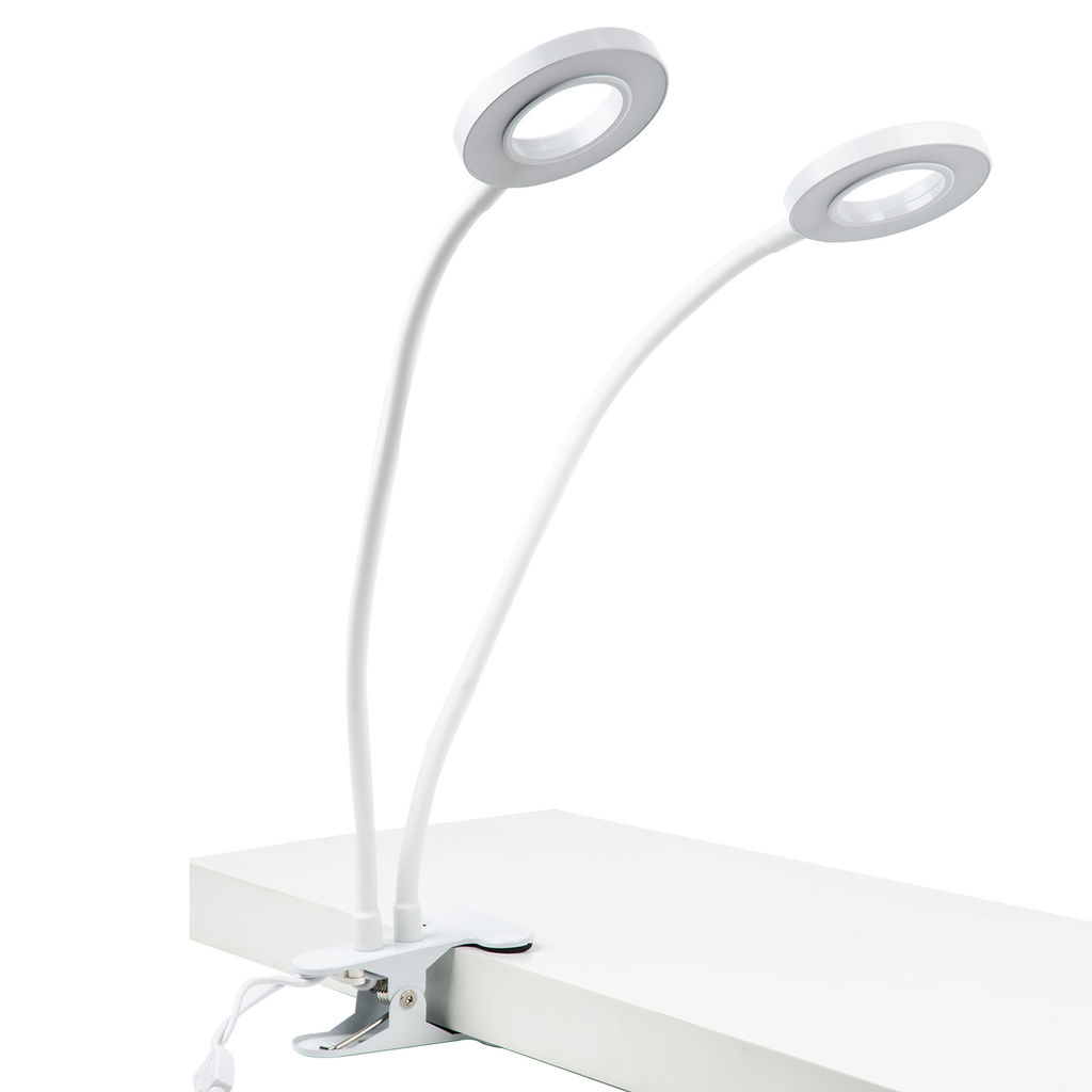 ULT-P35-15W/SPLE/TM IP40 WHITE Светильник для растений светодиодный с таймером, на прищепке. Спектр для фотосинтеза. TM Uniel