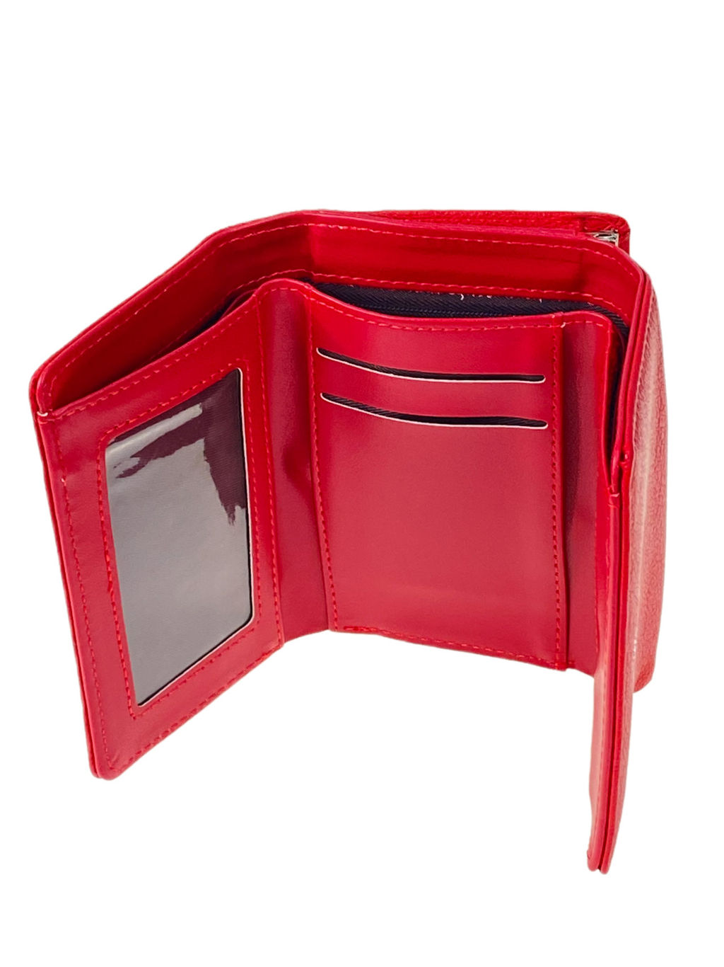 Женский кошелек с фермуаром из натуральной кожи, мультицвет - Greta фото 22