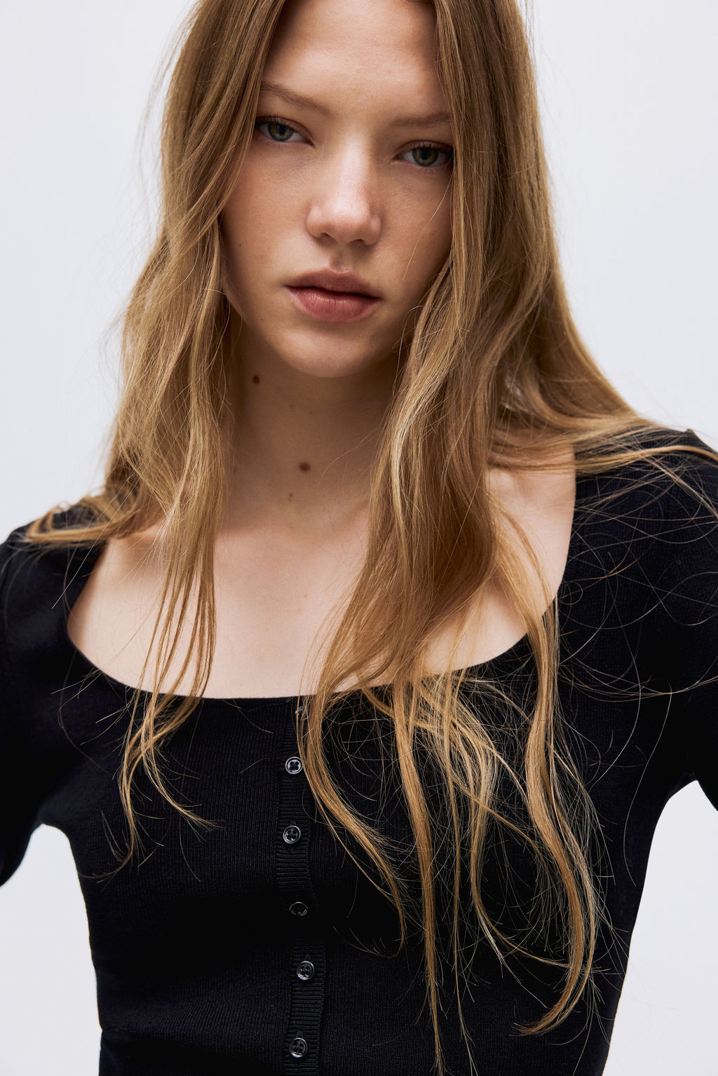 Top con escote cuadrado - H&m фото 9