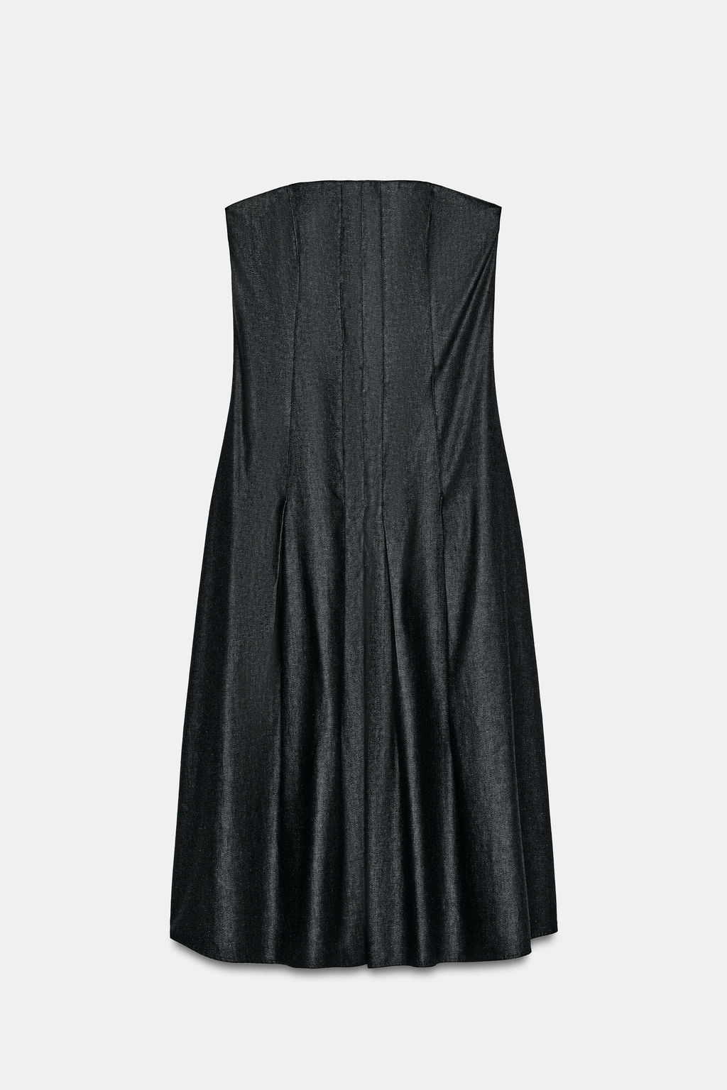 VESTIDO MIDI DENIM TRF PALABRA D EHONOR / Negro - Zara фото 6