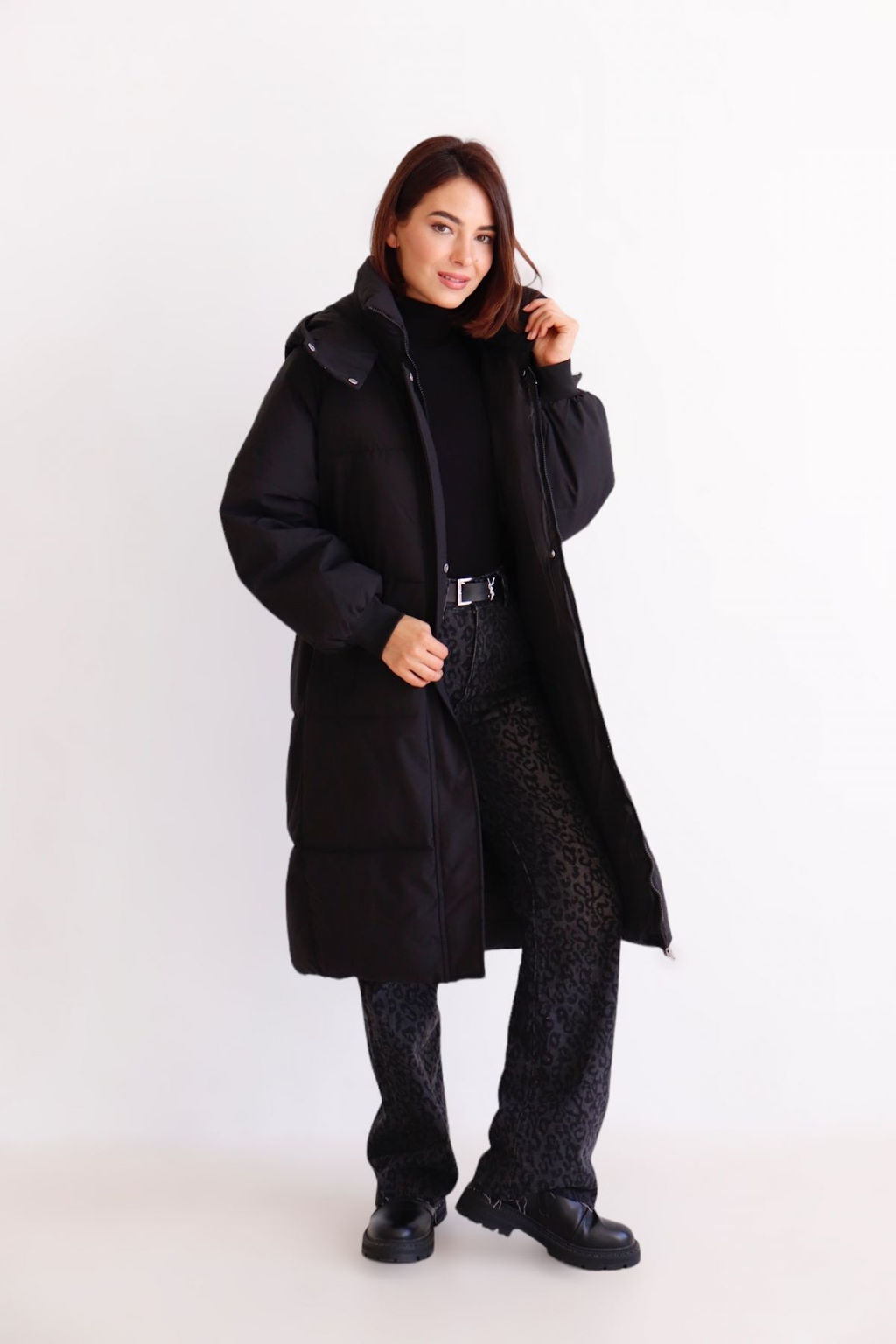 Martichelli Пуховик зимний чёрный  фото 9