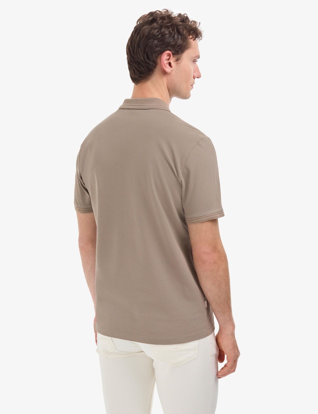 Koyu Vizon Regular Fit %100 Pamuk K_vr_lmaz Polo Yaka Basic Ti__rt
