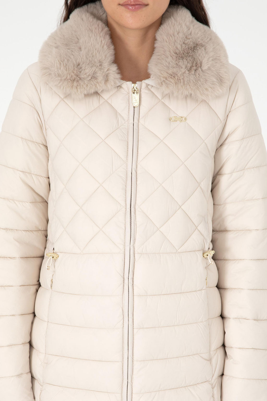 Женское кремовое пальто Неожиданная скидка в корзине - U.s. polo assn фото 7